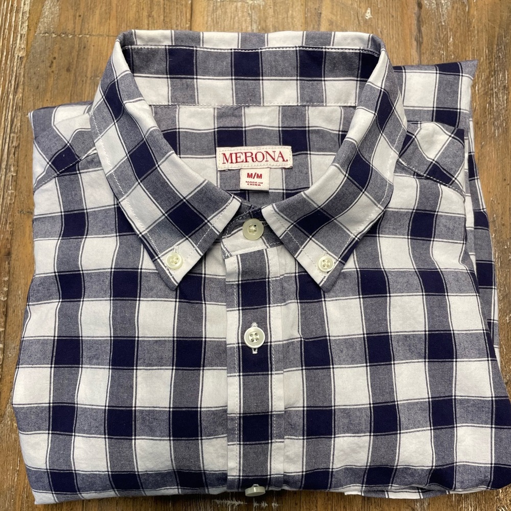 Merona 100% Cotton Longsleeve Buttondown. *NWOT*. Size M - Picture 6 of 7